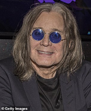Ozzy pictured wearing his trademark lenses in 2022