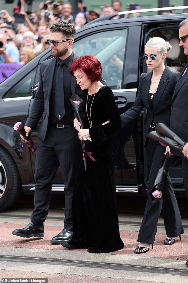 She was supported by family members in Birmingham city centre