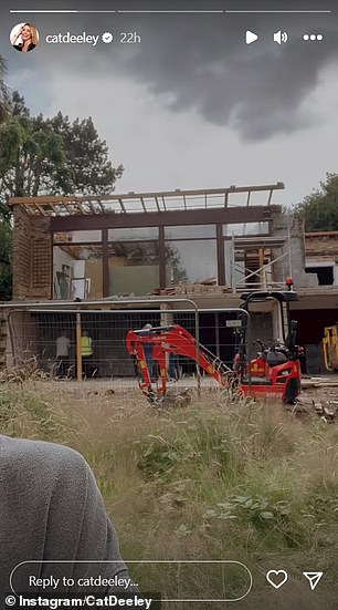 She filmed the renovation on her social media