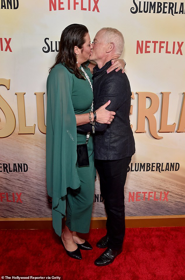 McDonough's Ruvé portrayed the role of his wife Rose Wainwright in the movie, and the two did kiss onscreen. Pictured in 2022
