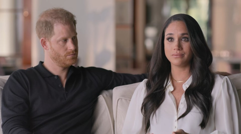 TIMESGRAB / / Harry and Meghan Netflix documentary episode 6 Meghan cries talking about trolls