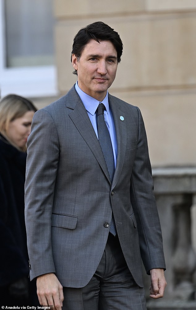 James added that Perry gave Trudeau 'non-physical "stroking"' or flattery to make him feel interesting via 'nods of encouragement'. Pictured: Trudeau in March 2025