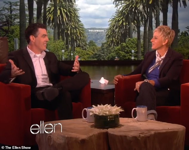 Carolla appeared on the program twice in total, and is seen here, in 2012, during one of those appearances