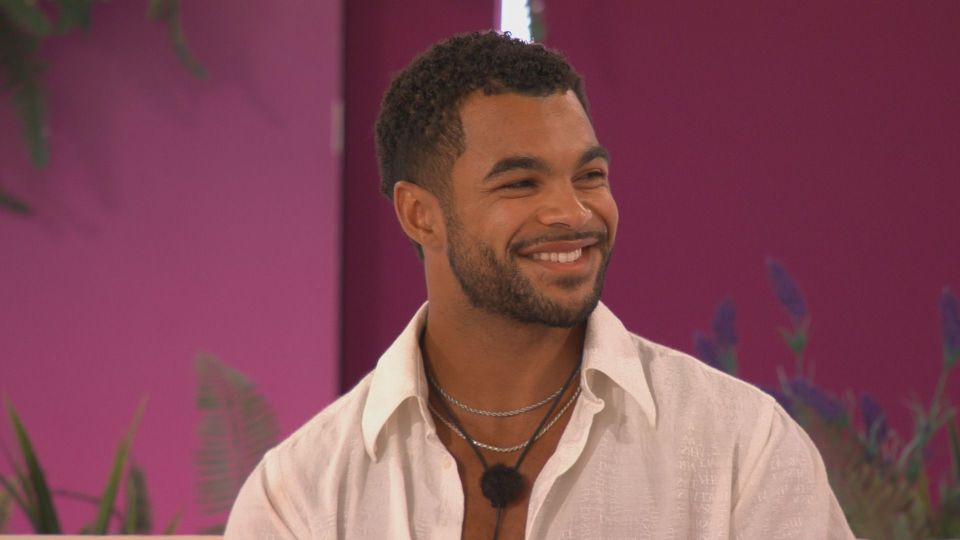Jamie Allen from Love Island smiling.