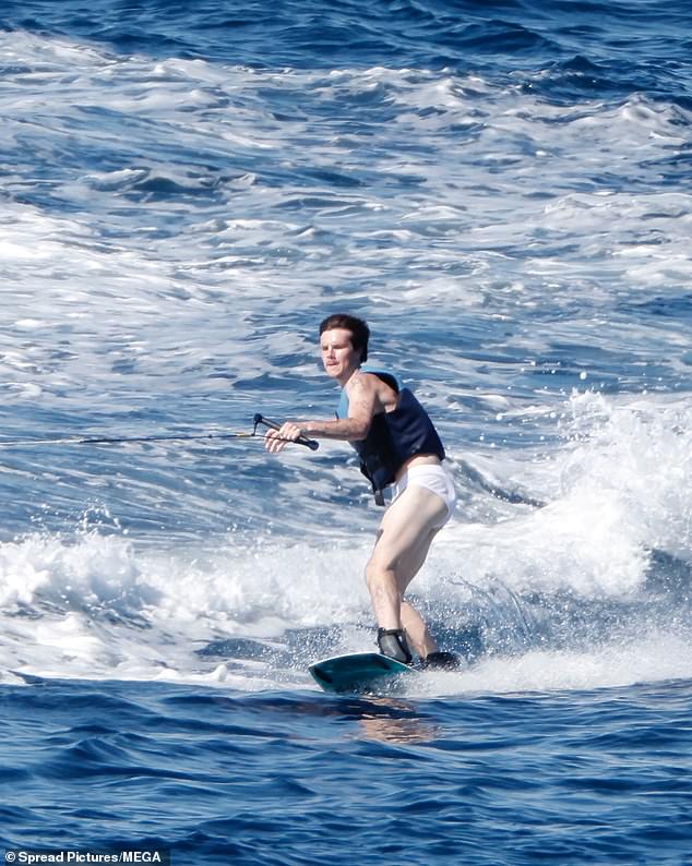 Watersports star Cruz glided across the wake