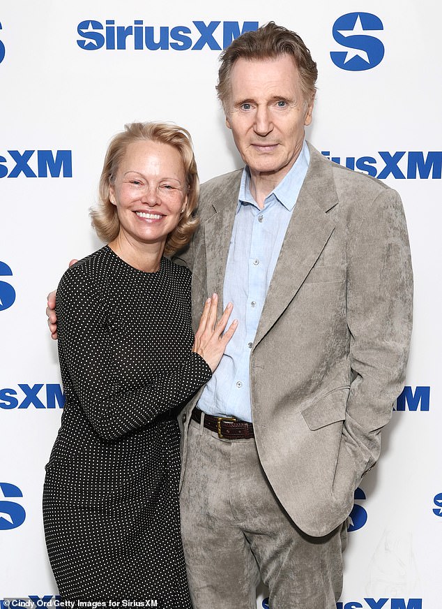 Earlier this month, Pamela gushed to EW: 'I think I have a friend forever in Liam. We definitely have a connection that is very sincere, very loving. He's a good guy'