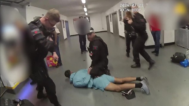 Sir Stephen Watson, Chief Constable of Greater Manchester Police, said the officers were 'responding quickly to precisely the sort of outrageous criminal behaviour that rightly offends the public'