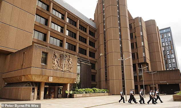 Jurors at Liverpool Crown Court, pictured, also found him guilty of assault by beating against holidaymaker Abdulkareem Ismaeil