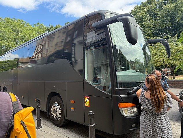 The coach windows are blacked out. When the players do step outside, they wear electronic goggles that allow them only the briefest of glimpses
