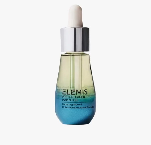 Elemis Pro-Collagen Marine Oil bottle.