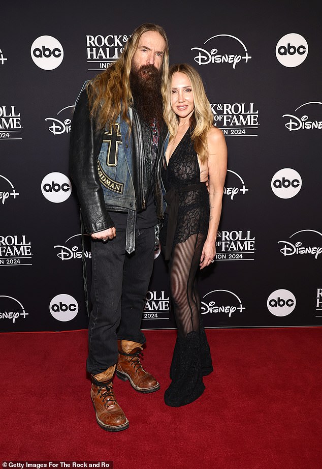'The last text I got from Oz was saying, "Zakky, sorry, it was like a madhouse back there. I didn¿t see you." He goes, "Thanks for everything." It was just us talking, saying, "I love you, buddy." That was it'; (Wylde with Barbaranna Wylde in 2024)