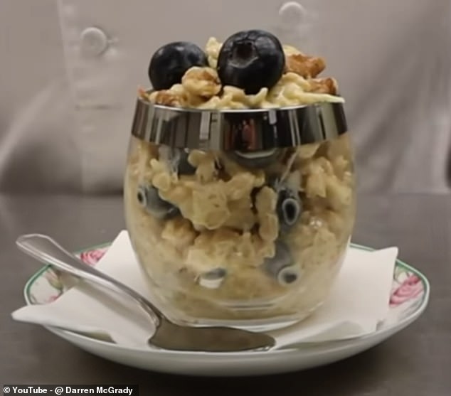 Darren revealed that Diana loved overnight oats (pictured) - although some of you may have heard of it through A-listers such as Cameron Diaz, Gwyneth Paltrow and Victoria Beckham