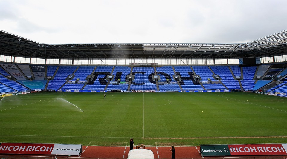 General view of the Ricoh Arena.