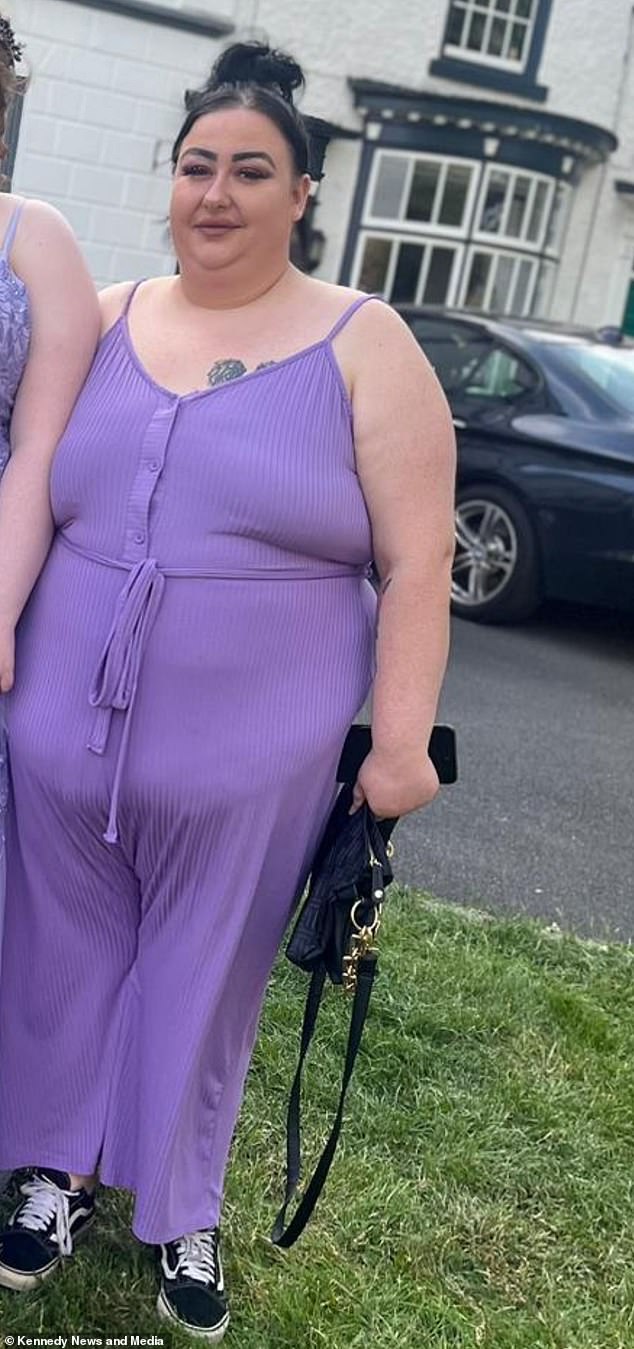 The 25-year-old retail worker tried various diets and exercise regimes over the years but nothing worked