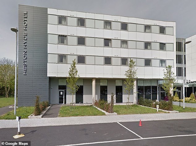 The four-star Heston Hyde Hotel in Hounslow where Diallo was staying at the taxpayer's expense