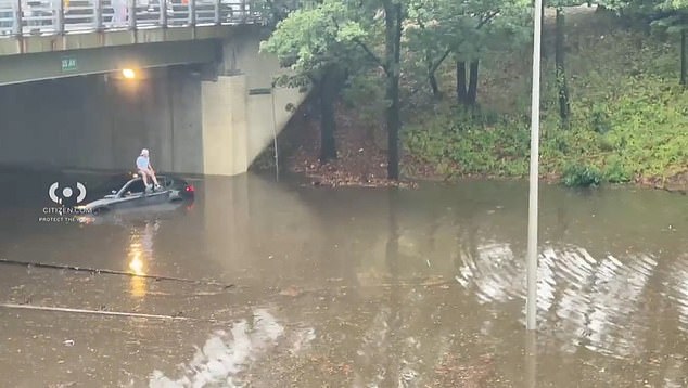 Rain has brought significant flooding to parts of New York City, including Bayside, Queens, as this Citizen App video shows.https://citizen.com/explore?q=bayside