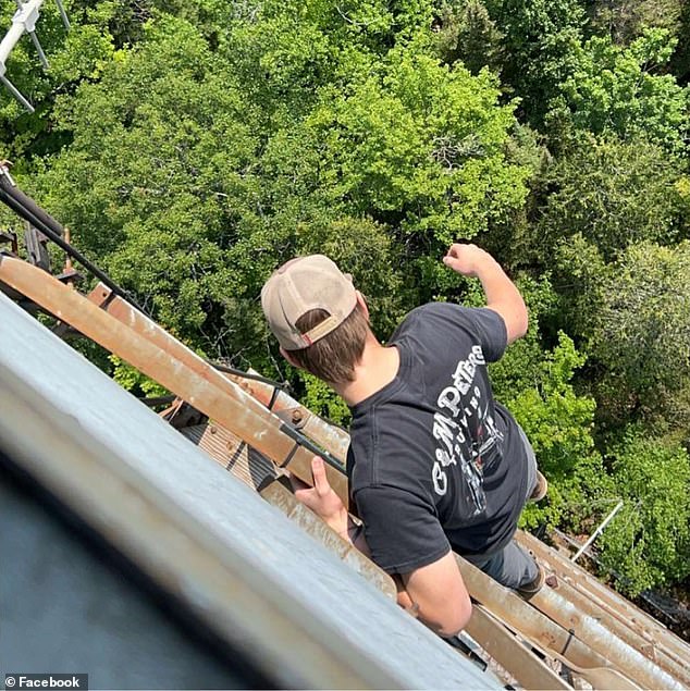 Peters often posted photos climbing different structures in both green and cosmopolitan areas