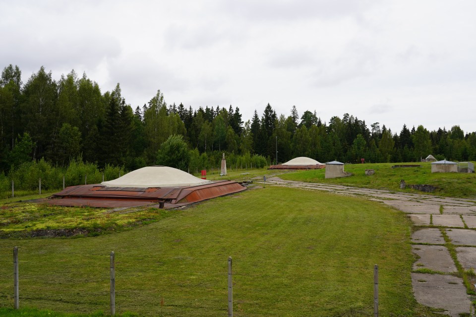 Exterior view of the Plokštinė Missile Base in Lithuania.