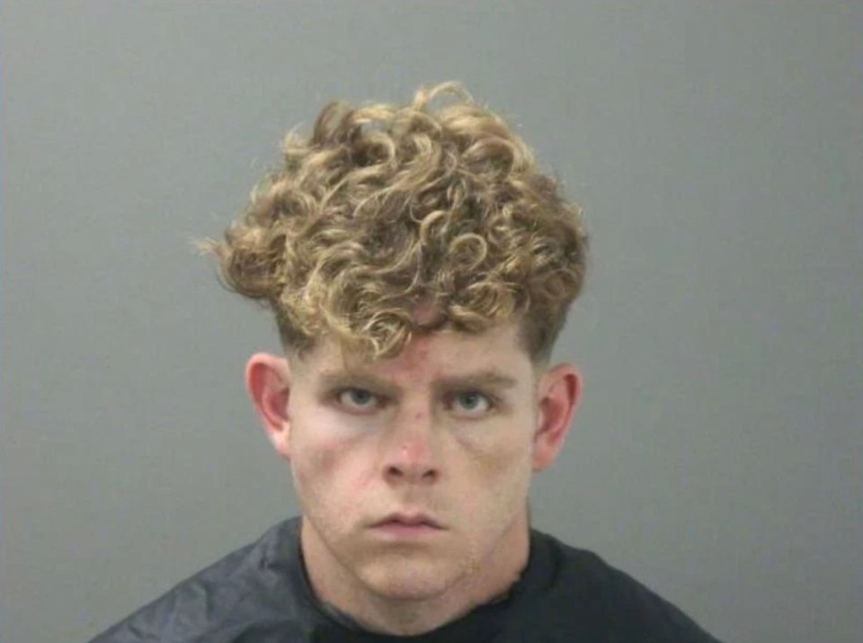 Mugshot of James Andrew McGann.