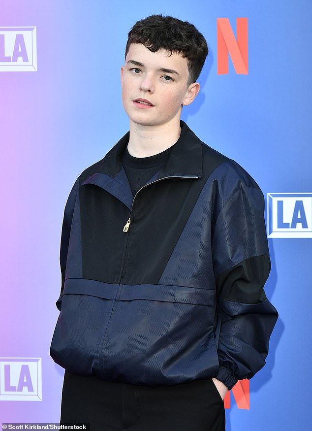 The schoolboy, 15, would be the youngest-ever male winner in the 76-year history of the 'TV Oscars ' and the award would be for the first scenes he ever filmed in his first acting job