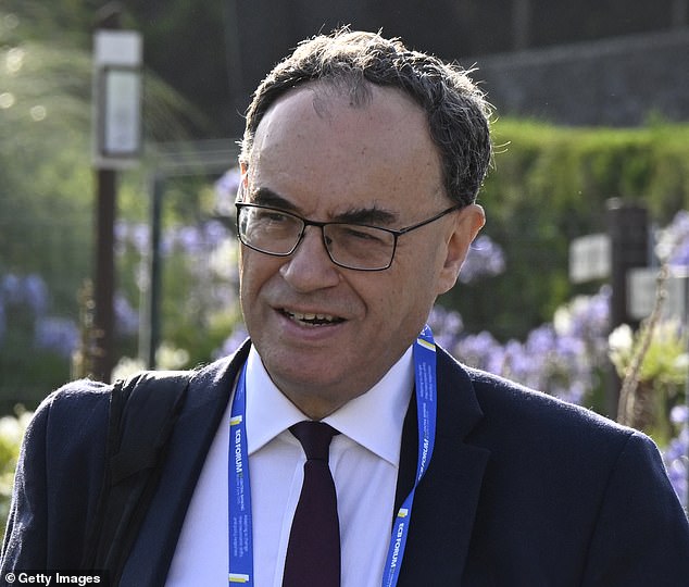 Looking ahead: Bank officials, led by governor Andrew Bailey, have signalled a 'gradual and careful' approach to rate cuts