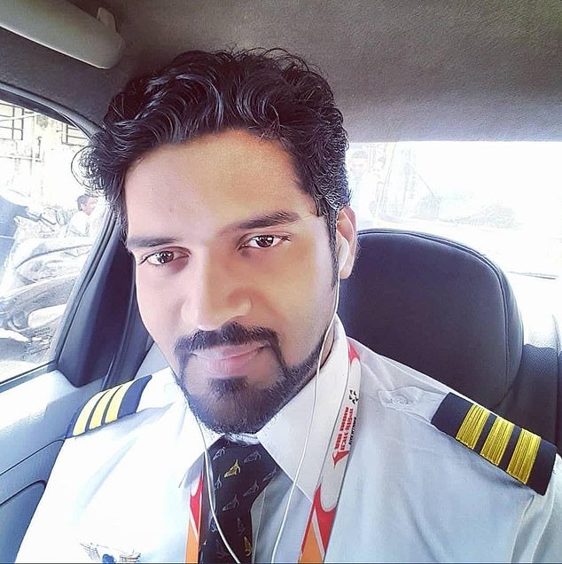 Captain Sumeet Sabharwal (pictured), an experienced pilot with more than 8,200 hours in the cockpit, was piloting the Boeing 787 Dreamliner with co-pilot Clive Kunder (pictured) when it plummeted into a residential area, called Meghani Nagar, killing 241 people on board and claiming 19 more lives of those on the ground