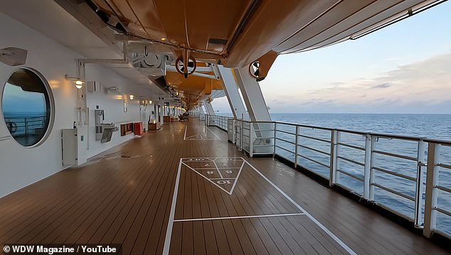 Some passengers said staff told them the girl fell overboard while her parents were playing shuffleboard on deck four and she climbed on the railing