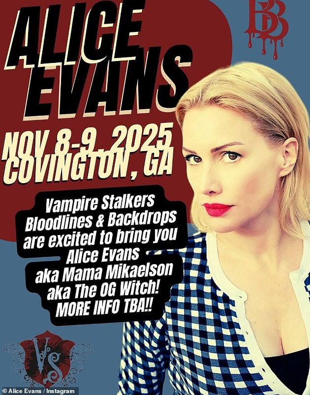 Alice also thanked fans for her support after she confirmed she is doing a Meet and Greet in Covington, Georgia as she took to Instagram to share the exciting news on Tuesday