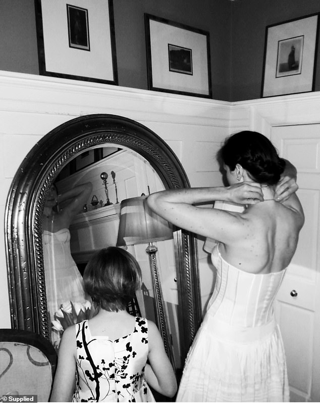 When Hannah (pictured on her wedding day) got married, she didn't want Trish to attend the nuptials, but Patrick persuaded her