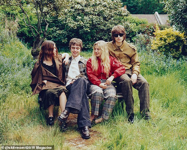 Liam and Noel Gallagher's children are firmly moving into the spotlight as the Oasis offspring posed for a group shot for W Magazine this week ahead of the band's highly-anticipated reunion tour