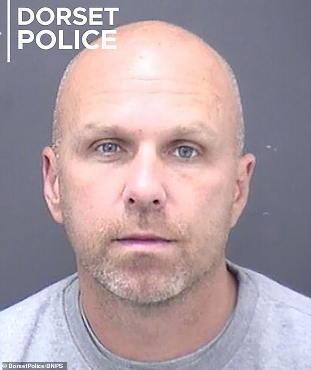 Career criminal Aaron Evans (pictured), also known as Kirk Holdrick, and his accomplice Ashley Fulton held both Kerry and Emily Aitchison at gunpoint during the horrifying incident at their luxury £2.5million Poole harbour home in February 2023