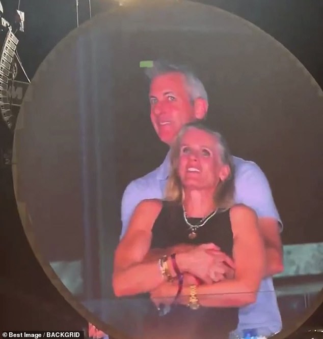 The former CEO, Andy Byron and HR chief Kristy Cabot were caught in an embrace when a jumbotron camera panned to them while the band serenaded thousands of fans at Gillette Stadium in Boston on Tuesday