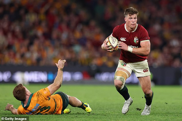 Huw Jones caused Australia plenty of problems as the Lions claimed victory in Brisbane