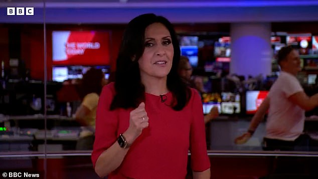 BBC presenter Maryam Moshiri has left her audience in stitches once again with a rather energetic segment about counting one's steps which saw her marching on the spot