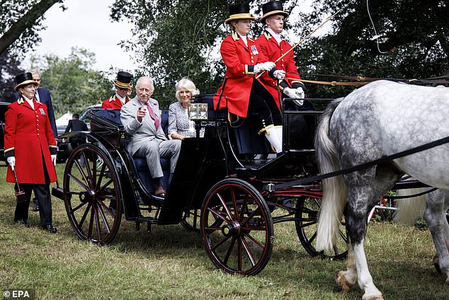 The King and Queen attended the Sandringham Flower Show together earlier this week, an event the monarch looked delighted to be at after he was forced to miss last year's due to cancer treatment