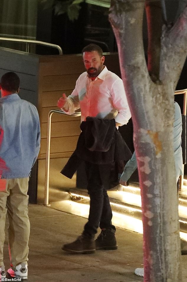 Just a few days after his ex Jennifer Lopez dropped a new song about their tumultuous relationship, Ben Affleck was spotted out for the first time.
