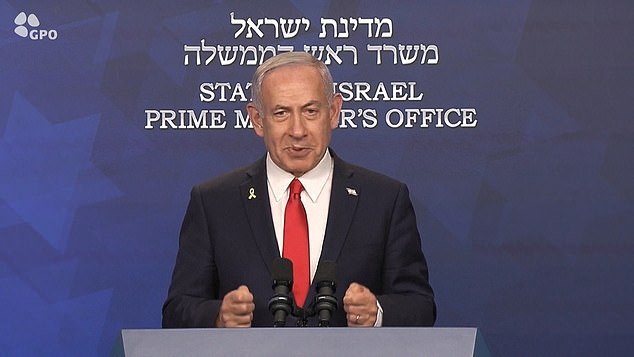 Israeli Prime Minister Benjamin Netanyahu has condemned the arson attack at a Melbourne synagogue and a protest that erupted outside an Israeli restaurant