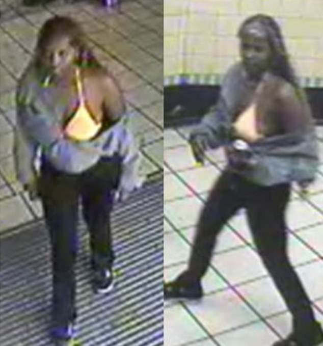 A posse of bikini-clad girls are being hunted by police after violently attacking an off-duty police officer on Thursday, June 12 at a tube station in north London