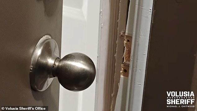 Merthie tried to defend their actions, saying they just kicked the door, but the officer quickly pulled up photos of the broken door on his phone to show the teen