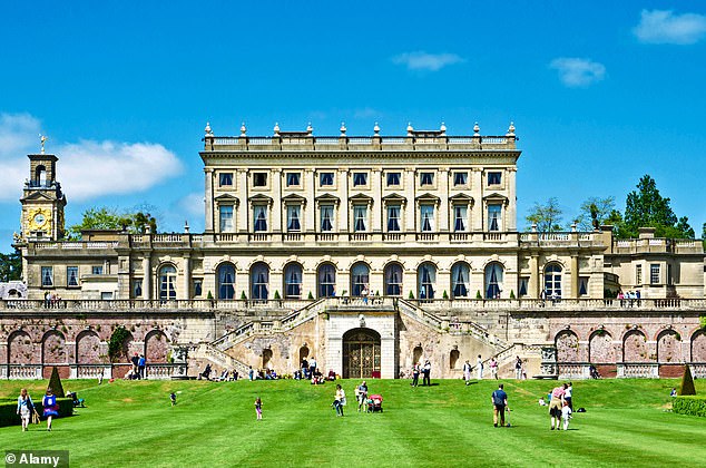 The sprawling and grand Cliveden House Hotel and Gardens in Berkshire