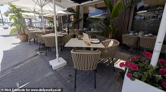 Bars, restaurants, and shops have been left abandoned as tourists shy away from tourist destinations that protested against holidaymakers