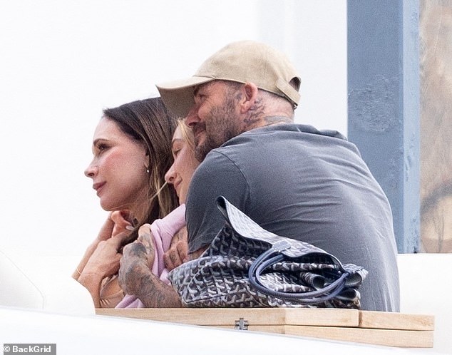 They narrowly avoided an awkward run-in with estranged son Brooklyn and his wife Nicola in the celebrity hotspot