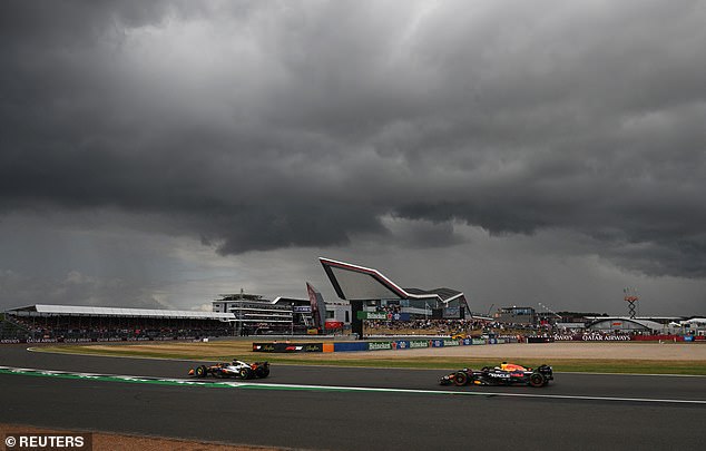 Chaos unfolded in the opening laps of the British Grand Prix amid treacherous conditions