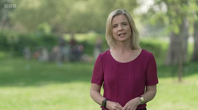 Sarah Keith-Lucas was having a meltdown as she predicted wildfires sweeping the UK and ‘extreme heat’ with ‘extreme consequences’