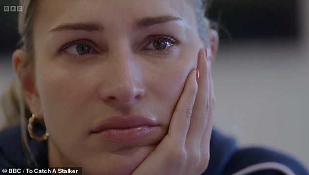 Zara McDermott fights back tears on her show To Catch A Stalker