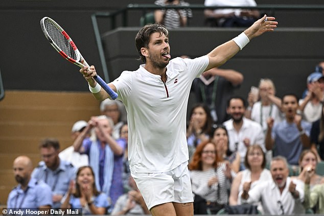Cameron Norrie is through to the quarter-finals at Wimbledon after beating Nicolas Jarry