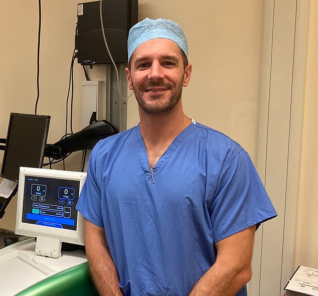 Consultant urologist Paul Sturch, 41, (pictured) was identified by police after chatting online with an undercover officer about his interest in girls as young as four