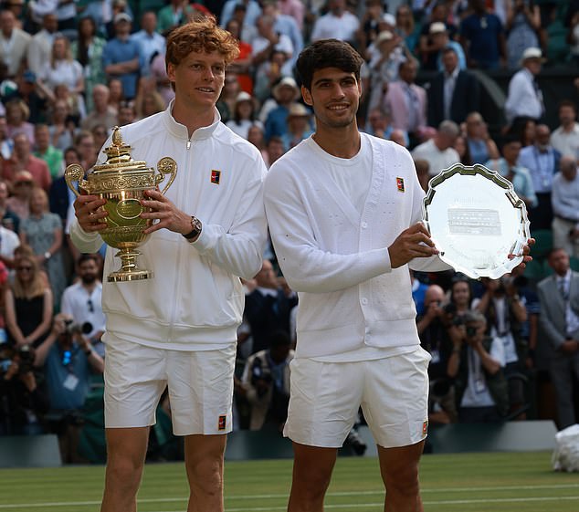 It felt like Alcaraz was over-pressing the whole match - he landed just 53 per cent of his first serves