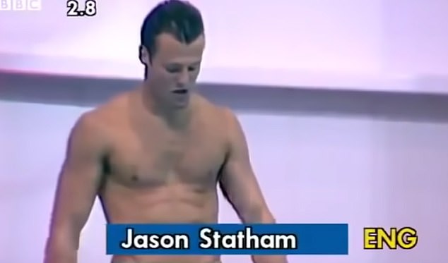 Statham, now 57, competed for England in the diving competition at the 1990 Commonwealth Games in Auckland