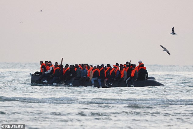 As the Anglo-French summit was being held, hundreds more migrants were crossing the Channel from northern France